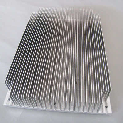 سینک حرارتی TEC عملی آلیاژی، هیت سینک آلومینیومی اکسترود شده نقره ای