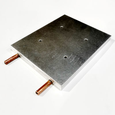 صفحه هیت سینک رادیاتور کوپر تعبیه شده برای خنک کننده آب 120x12x150mm